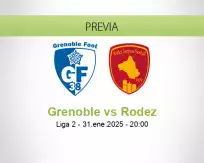 Pronóstico Grenoble Rodez (31 enero 2025)