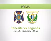 Pronóstico Tenerife Leganés (19 abril 2024)