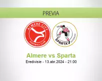 Pronóstico Almere Sparta (13 abril 2024)