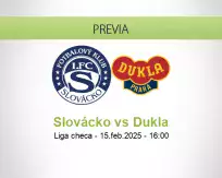 Pronóstico Slovácko Dukla (15 febrero 2025)