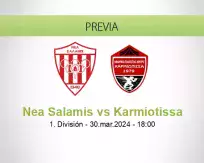 Pronóstico Nea Salamis Karmiotissa (30 marzo 2024)