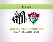 Pronóstico Santos Fluminense (31 agosto 2025)