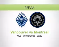 Pronóstico Vancouver Montreal (08 marzo 2025)