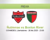 Pronóstico Ñublense Boston River (26 febrero 2025)