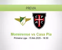 Pronóstico Moreirense Casa Pia (15 febrero 2025)