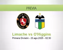 Pronóstico Limache O'Higgins (22 agosto 2025)
