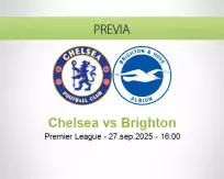 Pronóstico Chelsea Brighton (27 septiembre 2025)