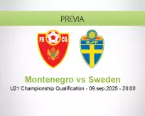 Pronóstico Montenegro Sweden (09 setiembre 2025)