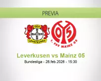 Pronóstico Leverkusen Mainz 05 (28 febrero 2026)