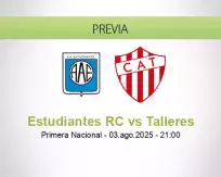 Pronóstico Estudiantes RC Talleres (03 agosto 2025)