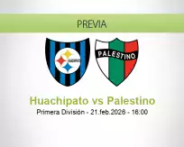 Pronóstico Huachipato Palestino (21 febrero 2026)