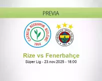 Pronóstico Rize Fenerbahçe (23 noviembre 2025)