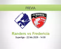 Pronóstico Randers Fredericia (22 febrero 2026)