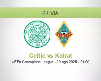 Pronóstico Celtic Kairat (20 agosto 2025)
