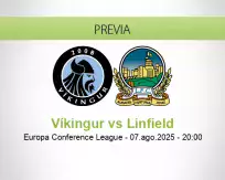 Pronóstico Víkingur Linfield (07 agosto 2025)