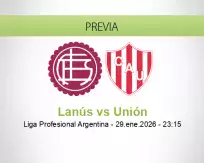 Lanús vs Unión