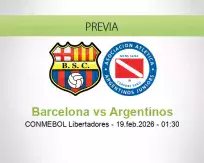 Barcelona vs Argentinos