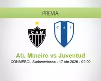 Atl. Mineiro vs Juventud