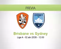 Pronóstico Brisbane Sydney (02 abril 2026)