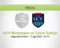 Pronóstico UCV Moquegua César Vallejo (17 agosto 2025)