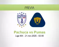 Pronóstico Pachuca Pumas (20 noviembre 2025)