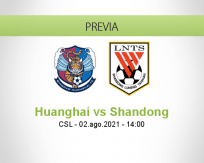 Pronóstico Huanghai Shandong (02 agosto 2021)