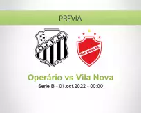 Pronóstico Operário Vila Nova (30 septiembre 2022)