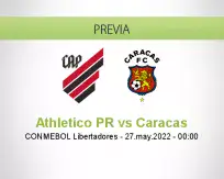 Pronóstico Athletico PR Caracas (26 mayo 2022)