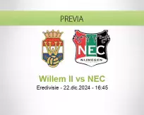 Pronóstico Willem II NEC (22 diciembre 2024)