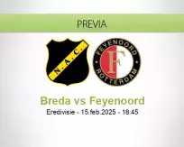 Pronóstico Breda Feyenoord (15 febrero 2025)