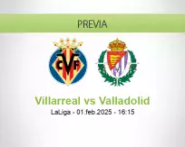 Pronóstico Villarreal Valladolid (01 febrero 2025)