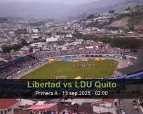 Pronóstico Libertad LDU Quito (12 setiembre 2025)