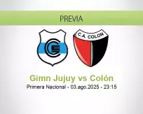 Pronóstico Gimn Jujuy Colón (03 agosto 2025)