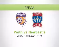 Pronóstico Perth Newcastle (14 diciembre 2024)