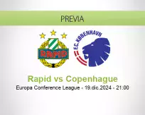 Pronóstico Rapid Copenhague (19 diciembre 2024)