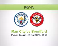 Man City vs Brentford