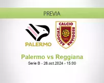 Pronóstico Palermo Reggiana (26 octubre 2024)