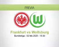 Pronóstico Frankfurt Wolfsburg (02 febrero 2025)