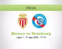 Pronóstico Monaco Strasbourg (31 agosto 2025)