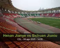 Pronóstico Henan Jianye Sichuan Jiuniu (08 agosto 2025)
