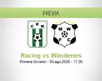 Pronóstico Racing Wanderers (03 agosto 2025)