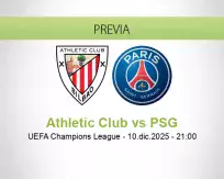 Athletic Club vs PSG