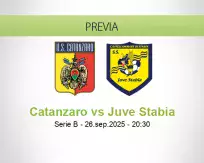 Pronóstico Catanzaro Juve Stabia (26 septiembre 2025)