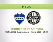 Trinidense vs Olimpia
