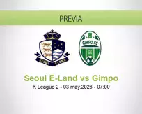 Pronóstico Seoul E-Land Gimpo (03 mayo 2026)