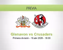 Pronóstico Glenavon Crusaders (18 abril 2026)