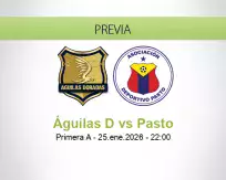 Pronóstico Águilas D Pasto (25 enero 2026)
