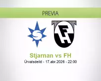 Pronóstico Stjarnan FH (17 abril 2026)
