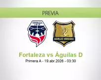 Pronóstico Fortaleza Águilas D (18 abril 2026)