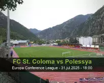 Pronóstico FC St. Coloma Polessya (31 julio 2025)
